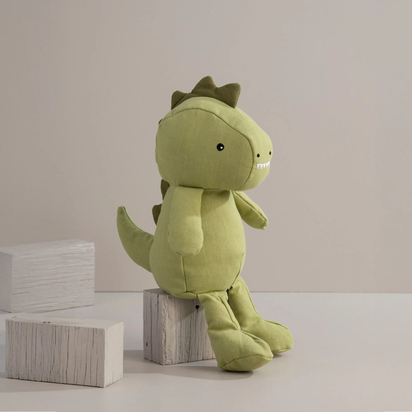 Linen Animal Dennis the Dinosaur Large