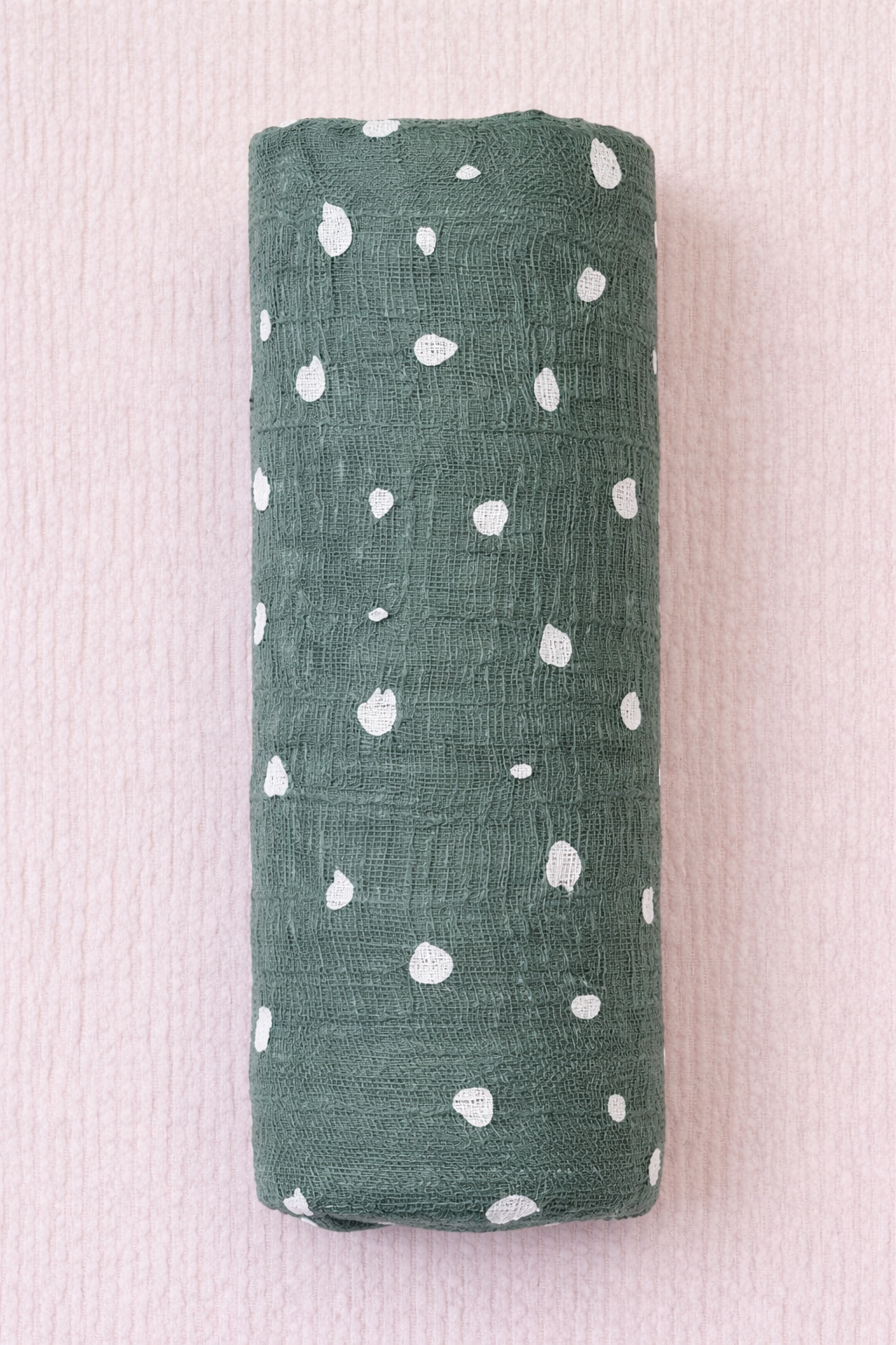 Sage Speckle Muslin Swaddle