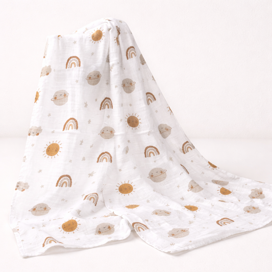 Happy Skies Muslin Swaddle