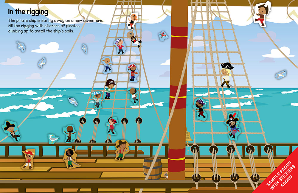 555 Sticker Fun - Pirate Ship Activity Book
