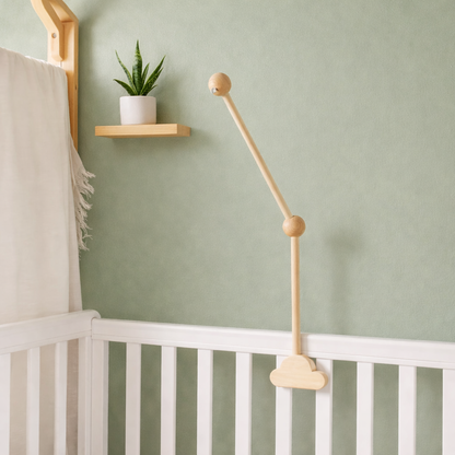 Little Wooden Cloud Mobile Arm