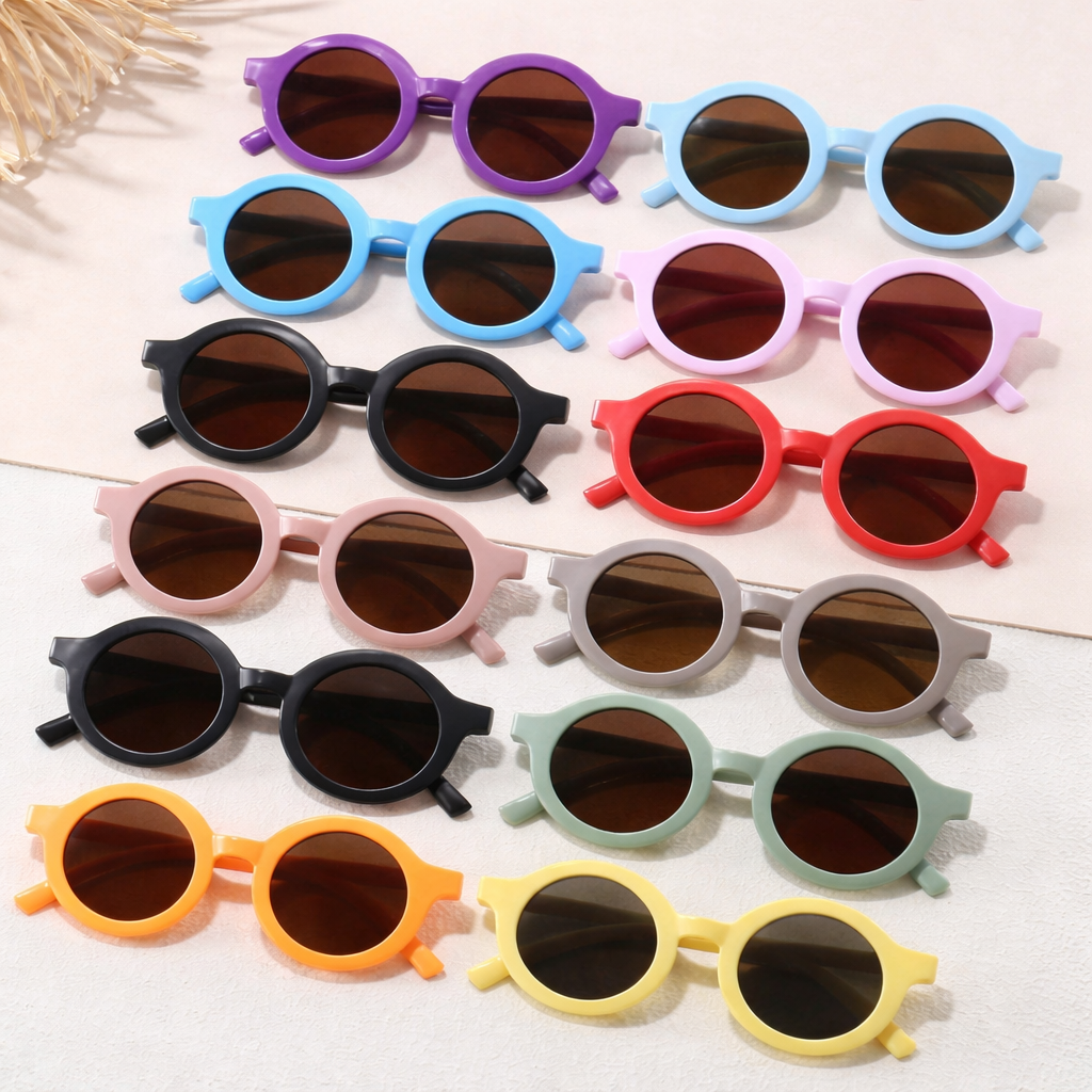 Kids Retro Round Sunglasses