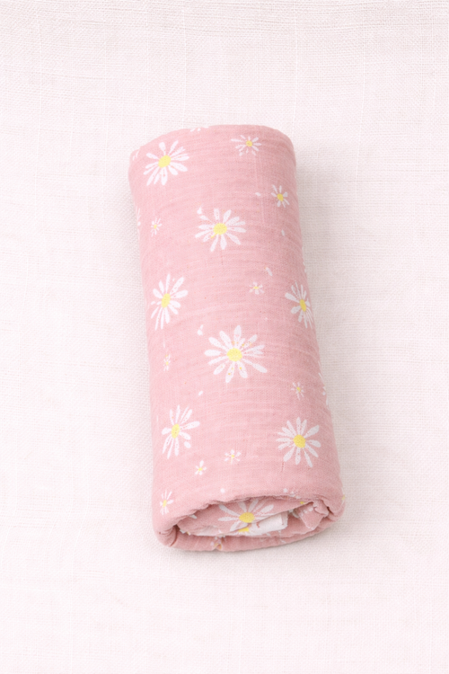 Little Daisy Muslin Swaddle