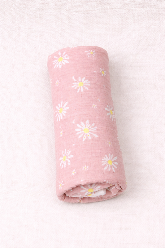 Little Daisy Muslin Swaddle