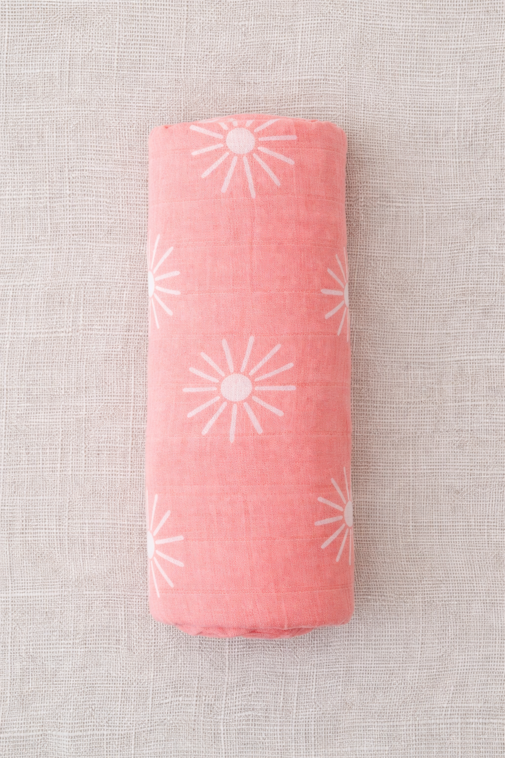 Pink Sun Muslin Swaddle