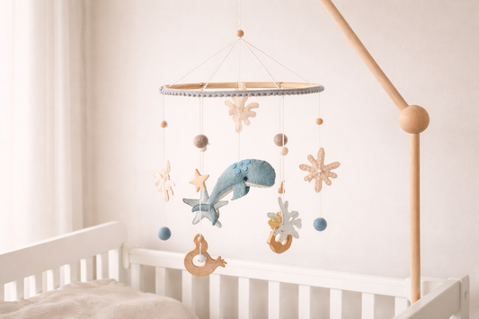 Whale Song Baby Mobile