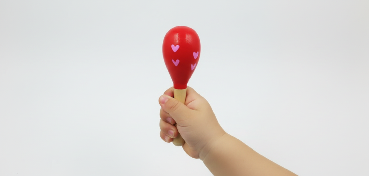 Mini Wooden Maracas – Colorful Hand Percussion for Kids